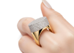 Gold Plated Iced Out Ring