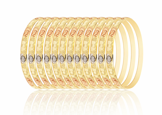 three tone bangles