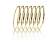 gold plated cz studded bangle
