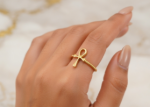 Designer Ankh Ring
