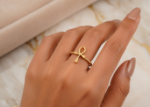 Ankh Cross Ring