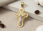 Filigree Crucifix Pendant