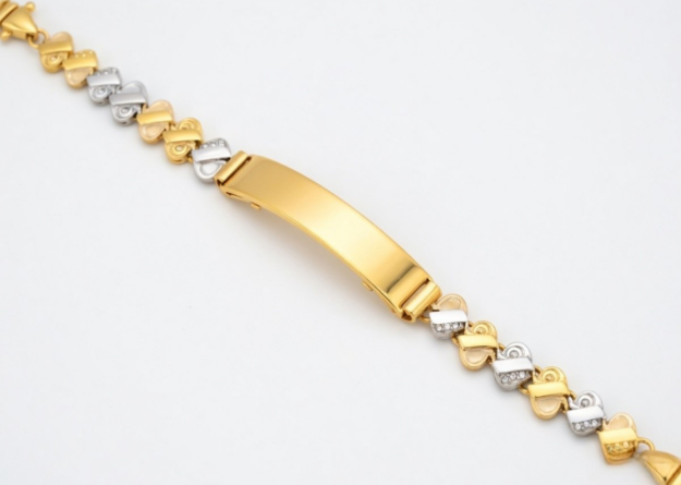 Three Tone Religious Bracelet