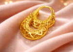 trendy gold earrings