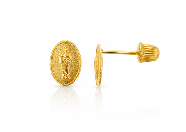 saint jude stud earring