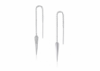 CZ threader earrings
