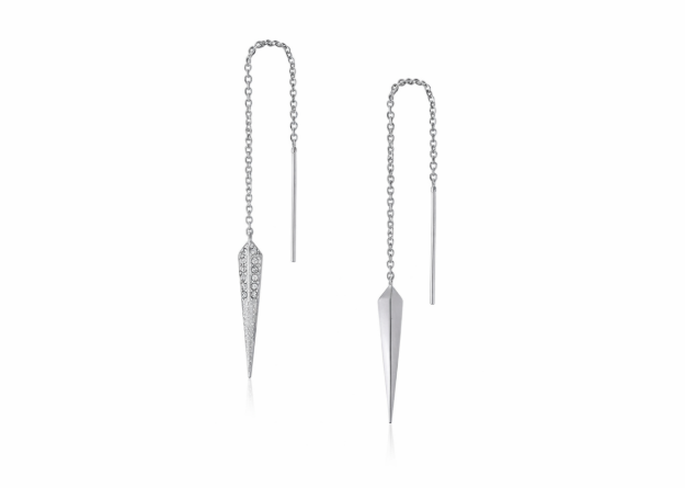 CZ threader earrings