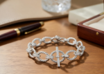 High-Polish Rhodium Bracelet