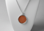 leather cord pendant necklace