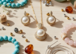 gold pearl pendant necklace