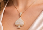 card suit pendant necklace