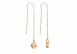 gold threader earrings