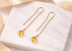 lightweight gold earrings