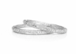 white gold plated gallery bangles