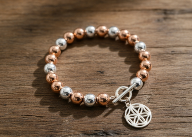 Durable Beaded Charm Bracelet