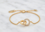 Double Circle Charm Bracelet