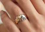 Adjustable Elephant CZ Ring