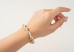 two tone designer bangles