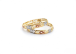 3 Tone Plated Lace Bangles