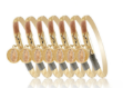 Mother Mary Charm Bangle