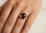 Synthetic Ruby Ring