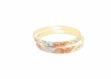Tri Tone Plated Flat Bangles