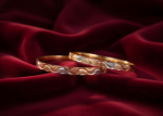 Fashion Tri Color Bangles