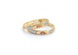 three tone plated designer bangles