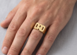 Gold Plated Father Ring