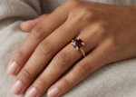 Designer Ruby Ring