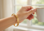 designer gold plated bangles for women