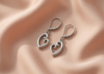 Rhodium Plated Earrings