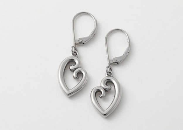 Open Heart Earrings