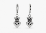 Crown Heart Earrings