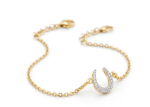 rose gold horseshoe bracelet