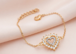 Picture of Gold Plated CZ Studded Girls Bracelet