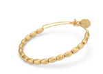 gold plated charm bracelet