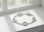 gold plated toggle bracelet