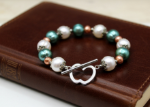 multicolor pearl bracelet for women