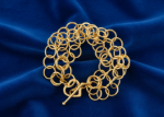 stylish gold hollow bracelet womens