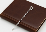stylish silver toggle bracelet women