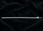 silver plated mens bracelet