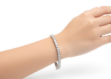 silver plated mens bracelet