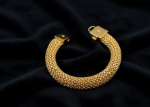 gold plated hip hop bracelet