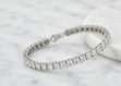 Silver Plated CZ Tennis Bracelet
