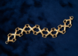 Gold Plated Womens Hip Hop Bracelet