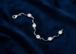 silver cz tennis bracelet