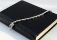 rhodium plated womens tennis bracelet