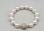 gold pearl bracelet women