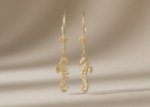 gold plated earrings